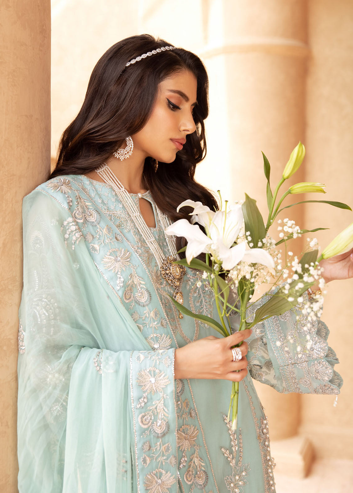 Elanora By Nureh Embroidered Chiffon Collection 2023 NEL-24