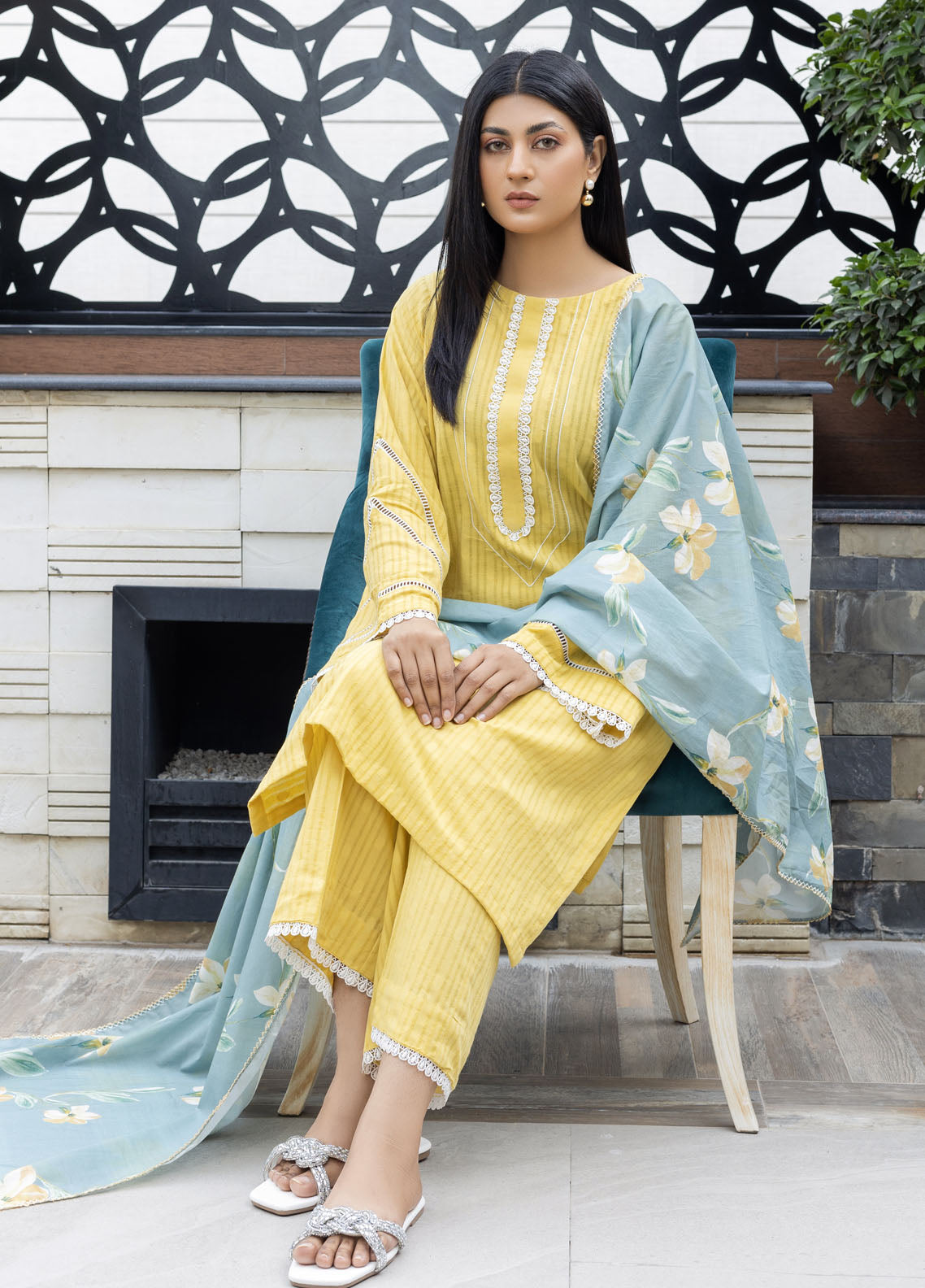 Faiza Aly Pret Lawn 3 Piece Suit AYLA