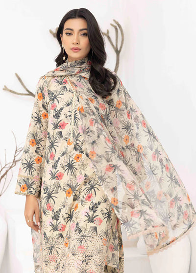 Flora By Panache Embroidered Swiss Lawn Collection D-08