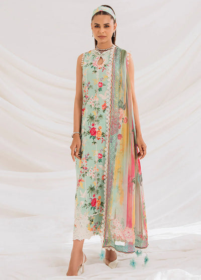 French Garden By Faixa Faixal Unstitched Eid Collection 2023 Heather