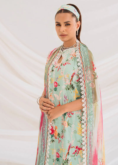 French Garden By Faixa Faixal Unstitched Eid Collection 2023 Heather