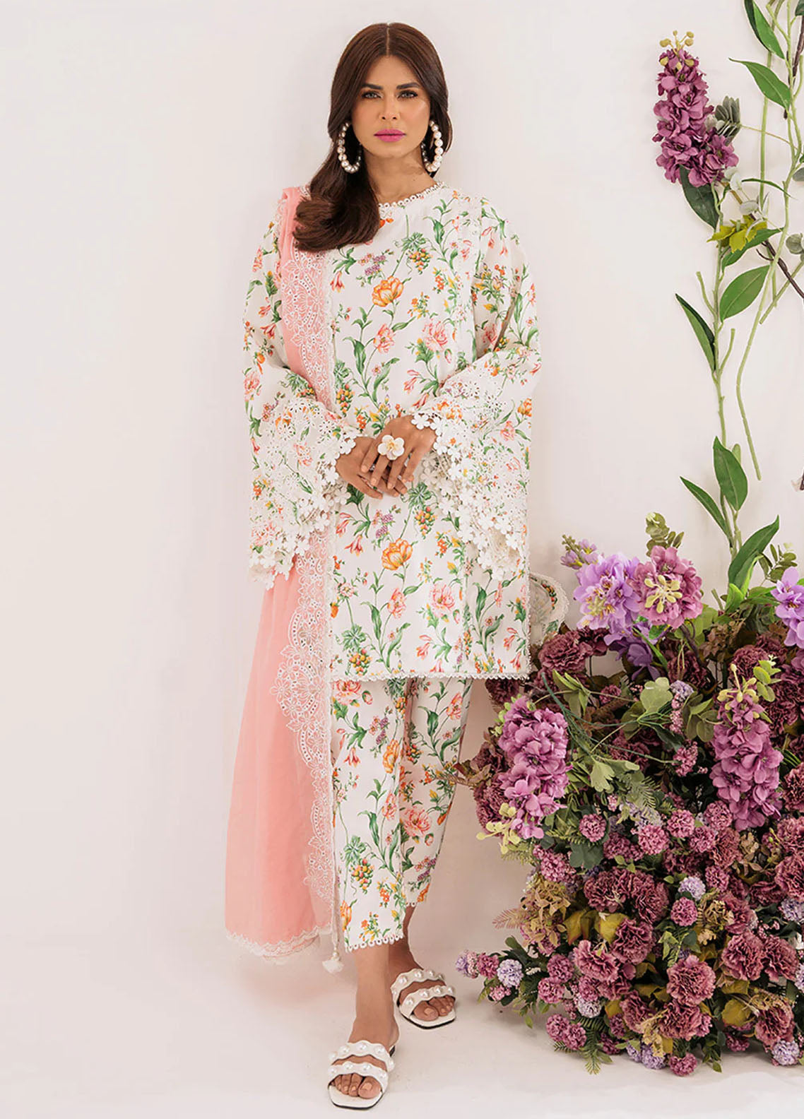 French Garden By Faixa Faixal Unstitched Eid Collection 2023 Aster