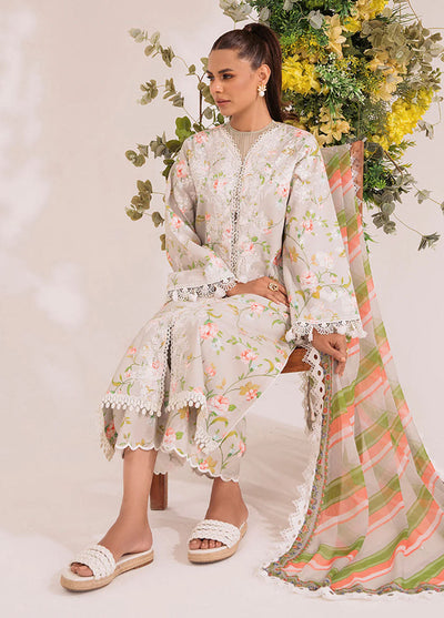 French Garden By Faixa Faixal Unstitched Eid Collection 2023 Bria