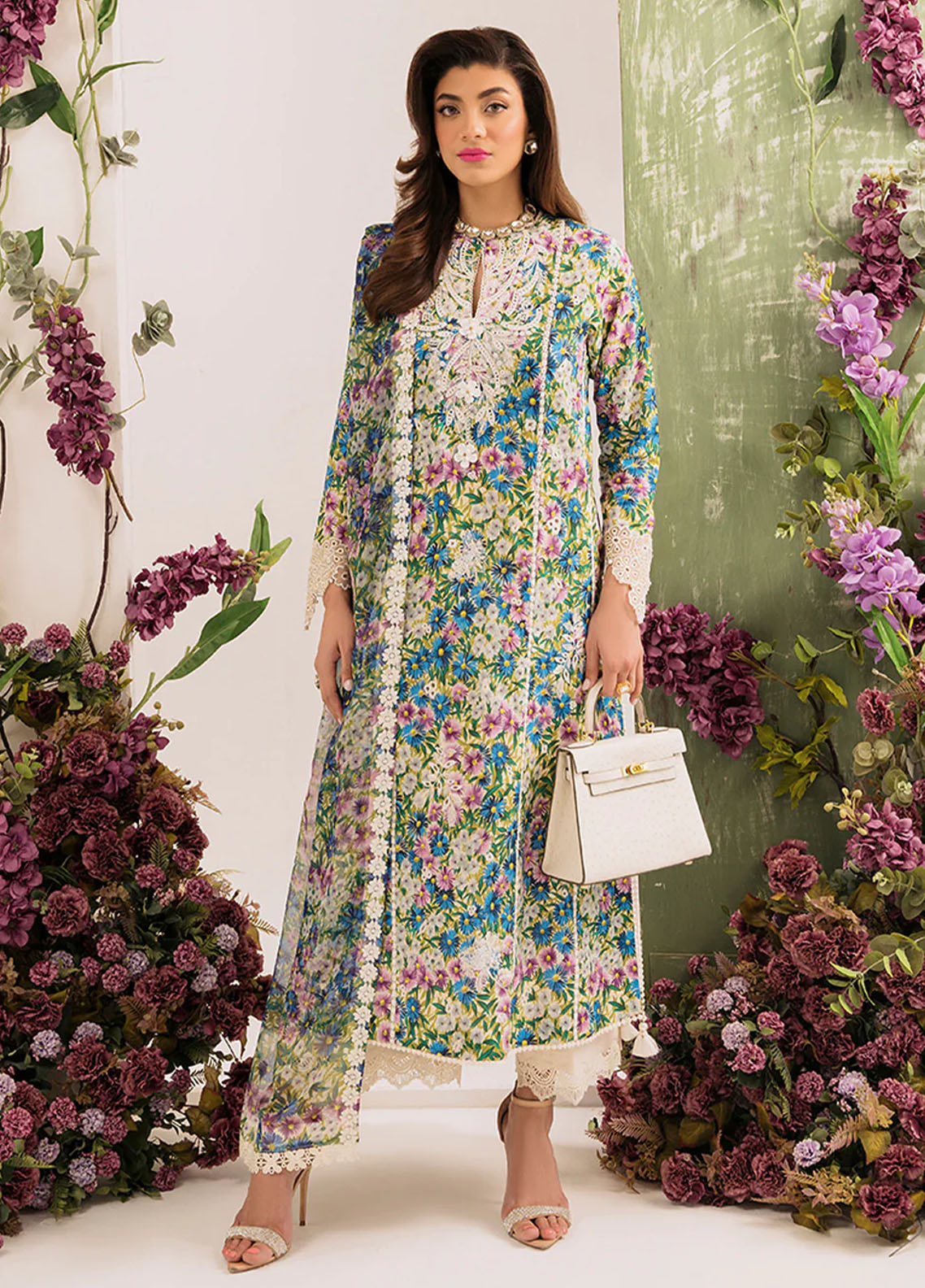 French Garden By Faixa Faixal Unstitched Eid Collection 2023 Iris