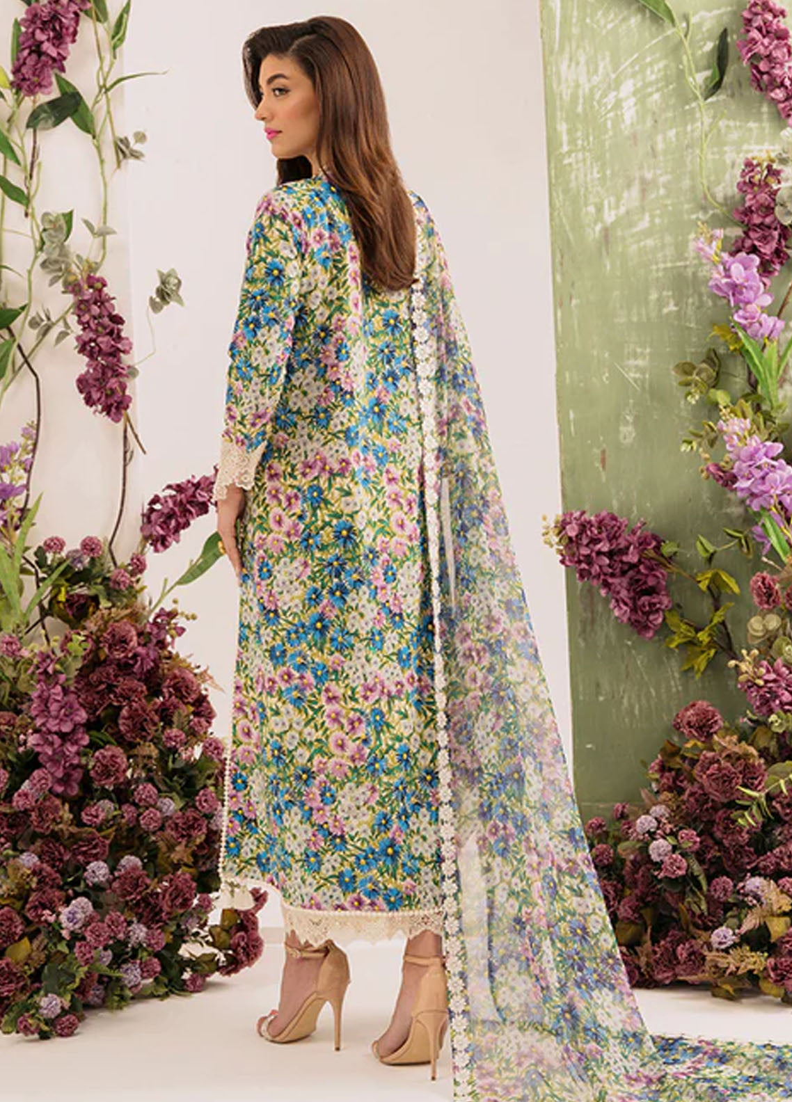 French Garden By Faixa Faixal Unstitched Eid Collection 2023 Iris