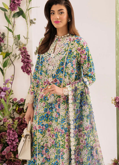 French Garden By Faixa Faixal Unstitched Eid Collection 2023 Iris