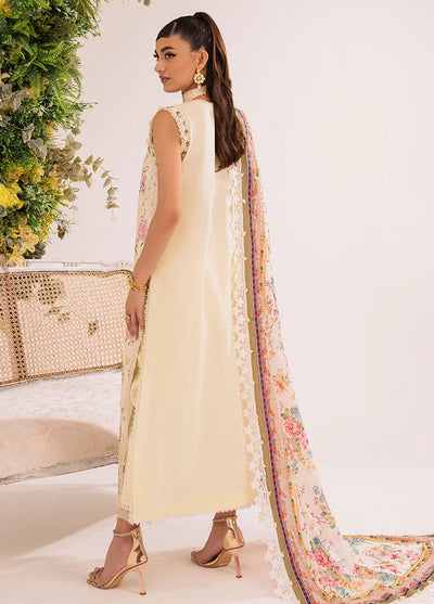 French Garden By Faixa Faixal Unstitched Eid Collection 2023 Summer Sunrise