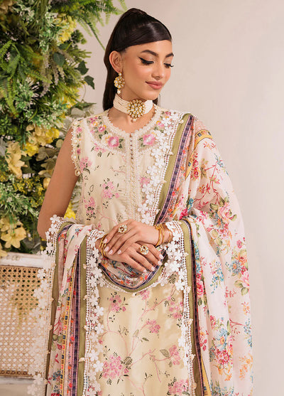 French Garden By Faixa Faixal Unstitched Eid Collection 2023 Summer Sunrise