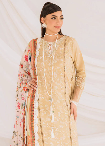 French Garden By Faixa Faixal Unstitched Eid Collection 2023 Cecelia