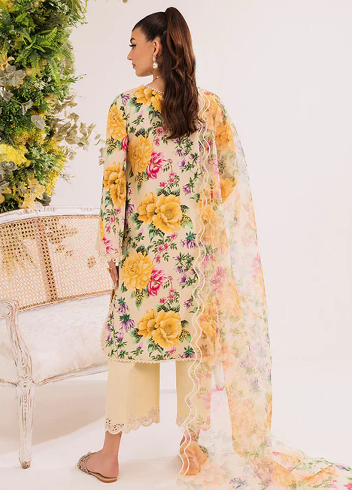 French Garden By Faixa Faixal Unstitched Eid Collection 2023 Jasmine