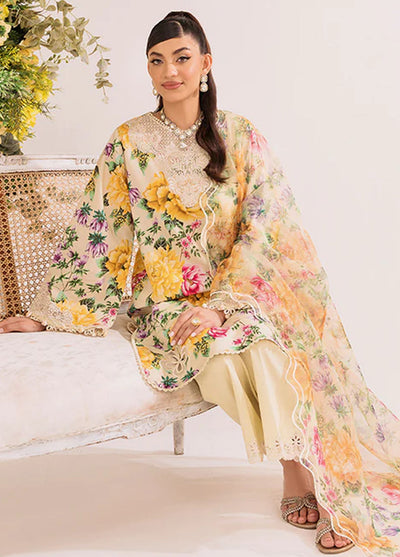 French Garden By Faixa Faixal Unstitched Eid Collection 2023 Jasmine