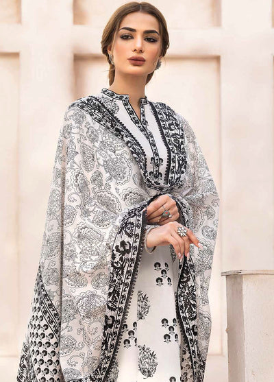 Gul Ahmed Black & White Unstitched Lawn Collection 2023 B-32026