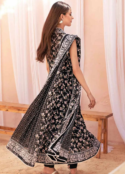 Gul Ahmed Black & White Unstitched Lawn Collection 2023 B-32037