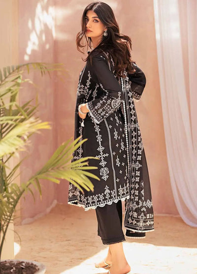 Gul Ahmed Black & White Unstitched Lawn Collection 2023 B-32038