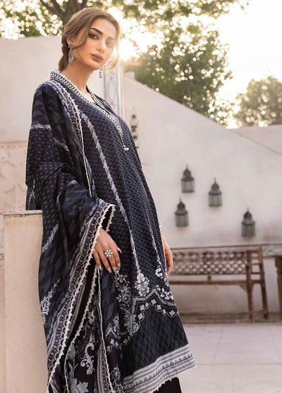 Gul Ahmed Black & White Unstitched Lawn Collection 2023 B-32024