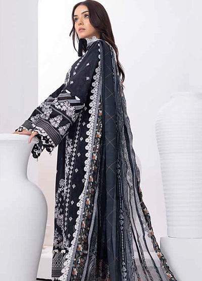 Gul Ahmed Black & White Unstitched Lawn Collection 2023 SSM-32034