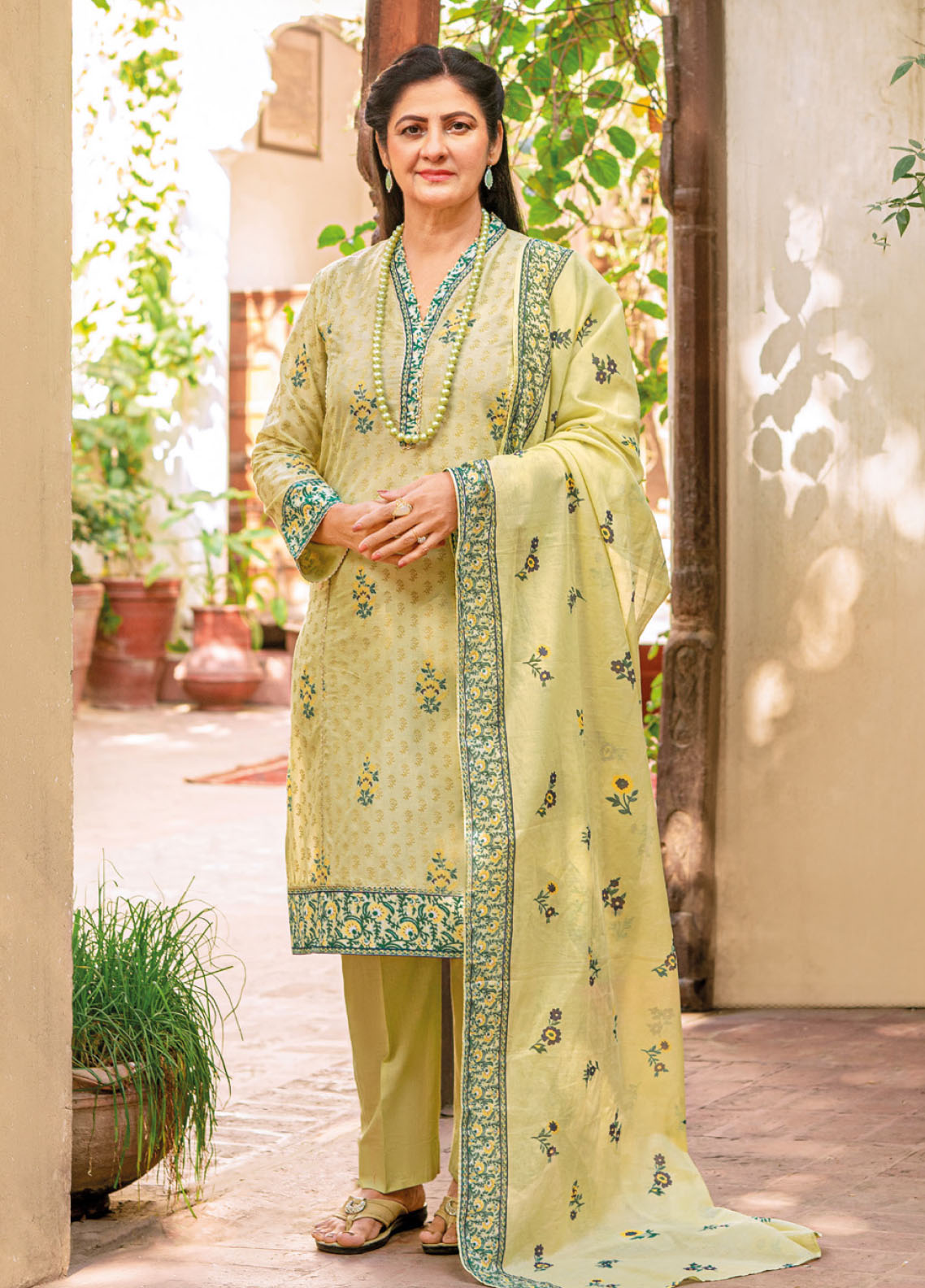 Gul Ahmed Mother Lawn Summer Collection 2023 CL-22228A