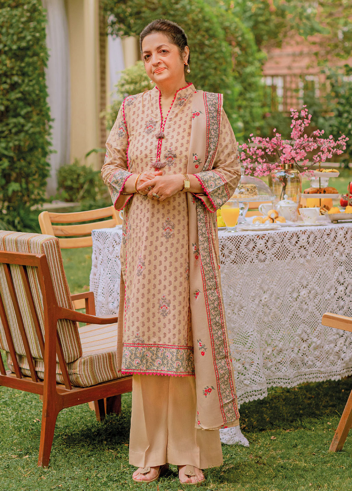 Gul Ahmed Mother Lawn Summer Collection 2023 CL-22228B