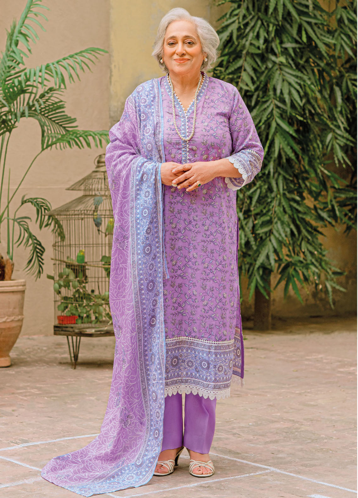 Gul Ahmed Mother Lawn Summer Collection 2023 CL-22229A