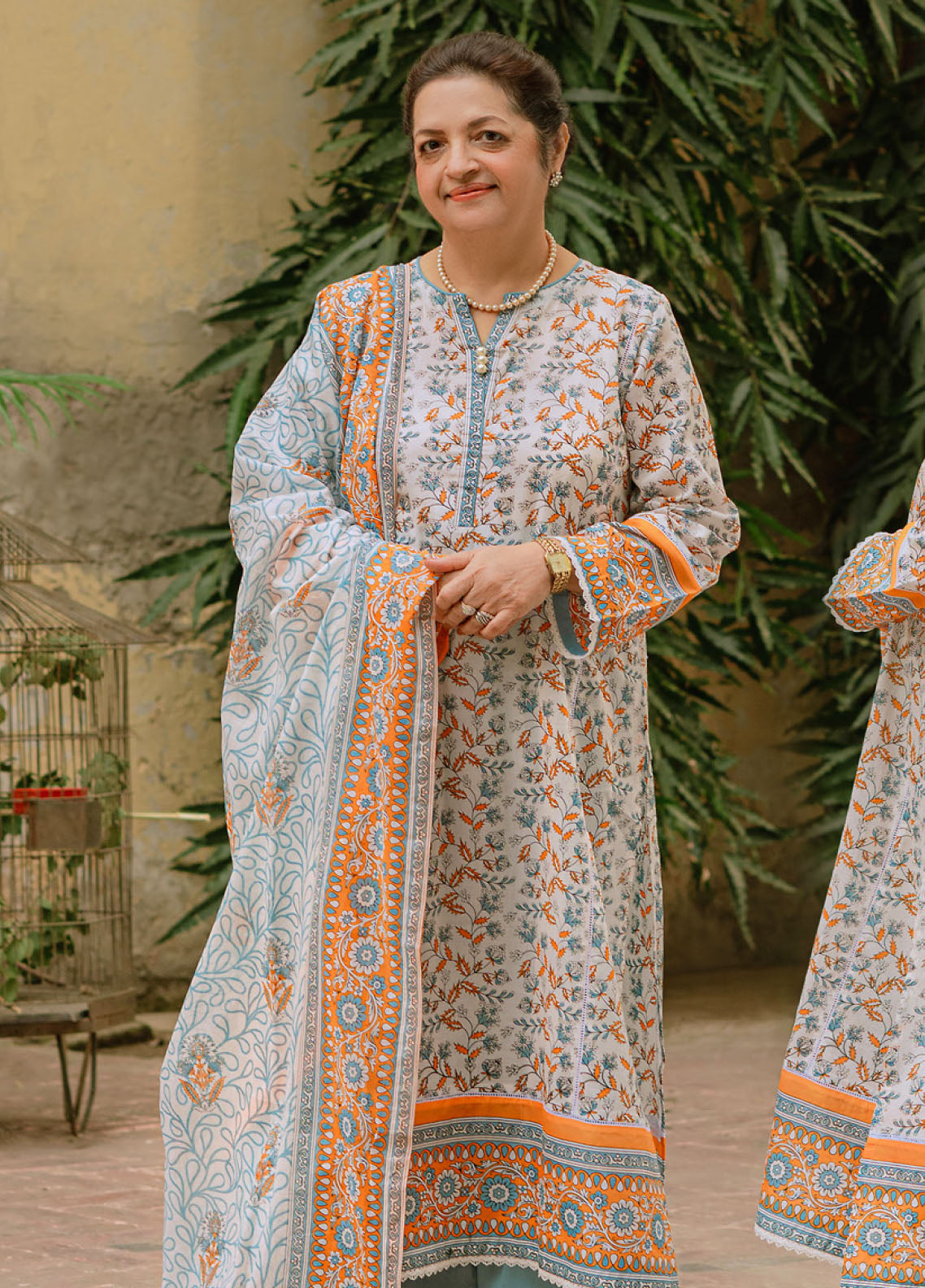 Gul Ahmed Mother Lawn Summer Collection 2023 CL-22229B