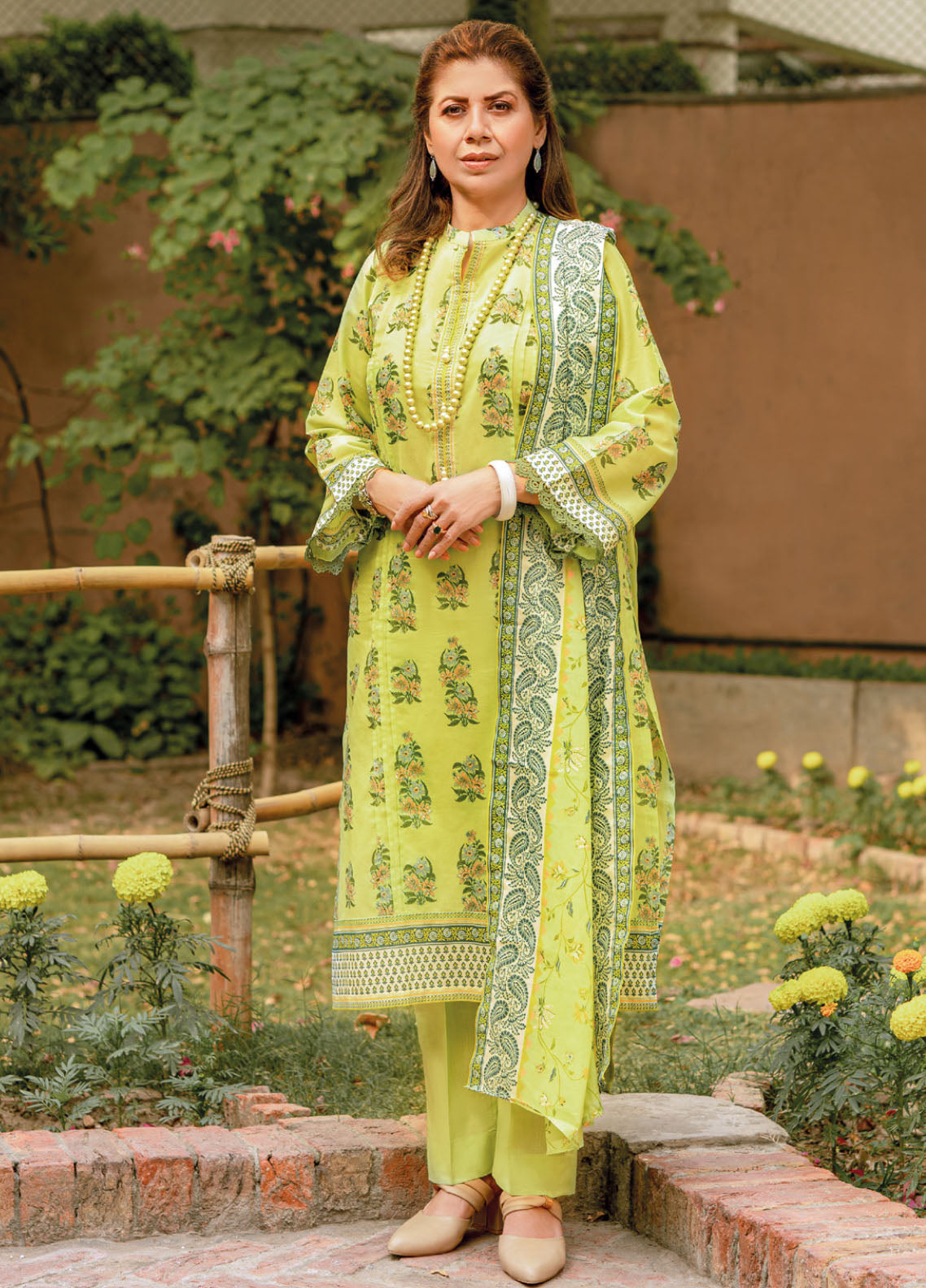 Gul Ahmed Mother Lawn Summer Collection 2023 CL-22237B