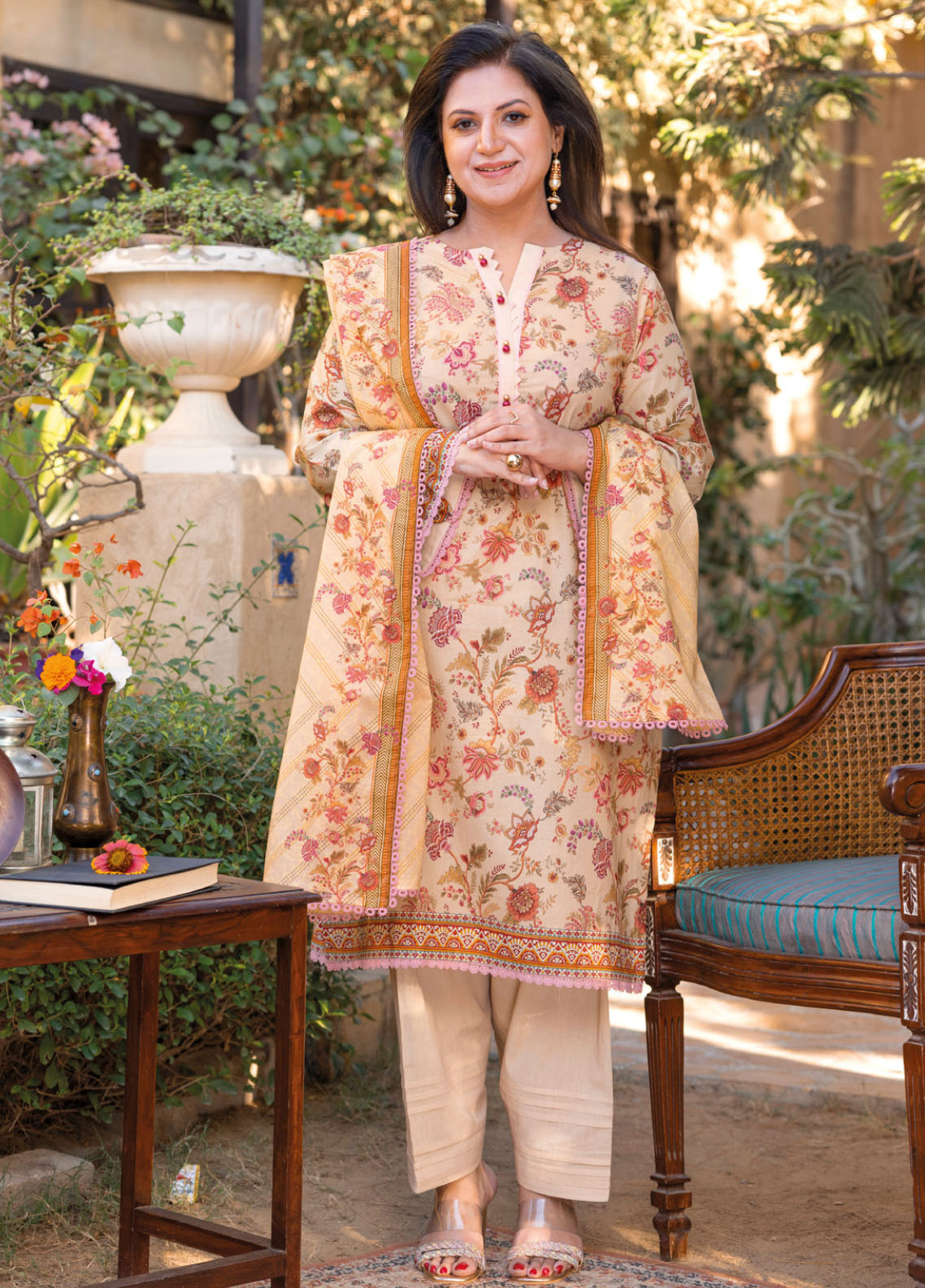 Gul Ahmed Mother Lawn Summer Collection 2023 CL-32064
