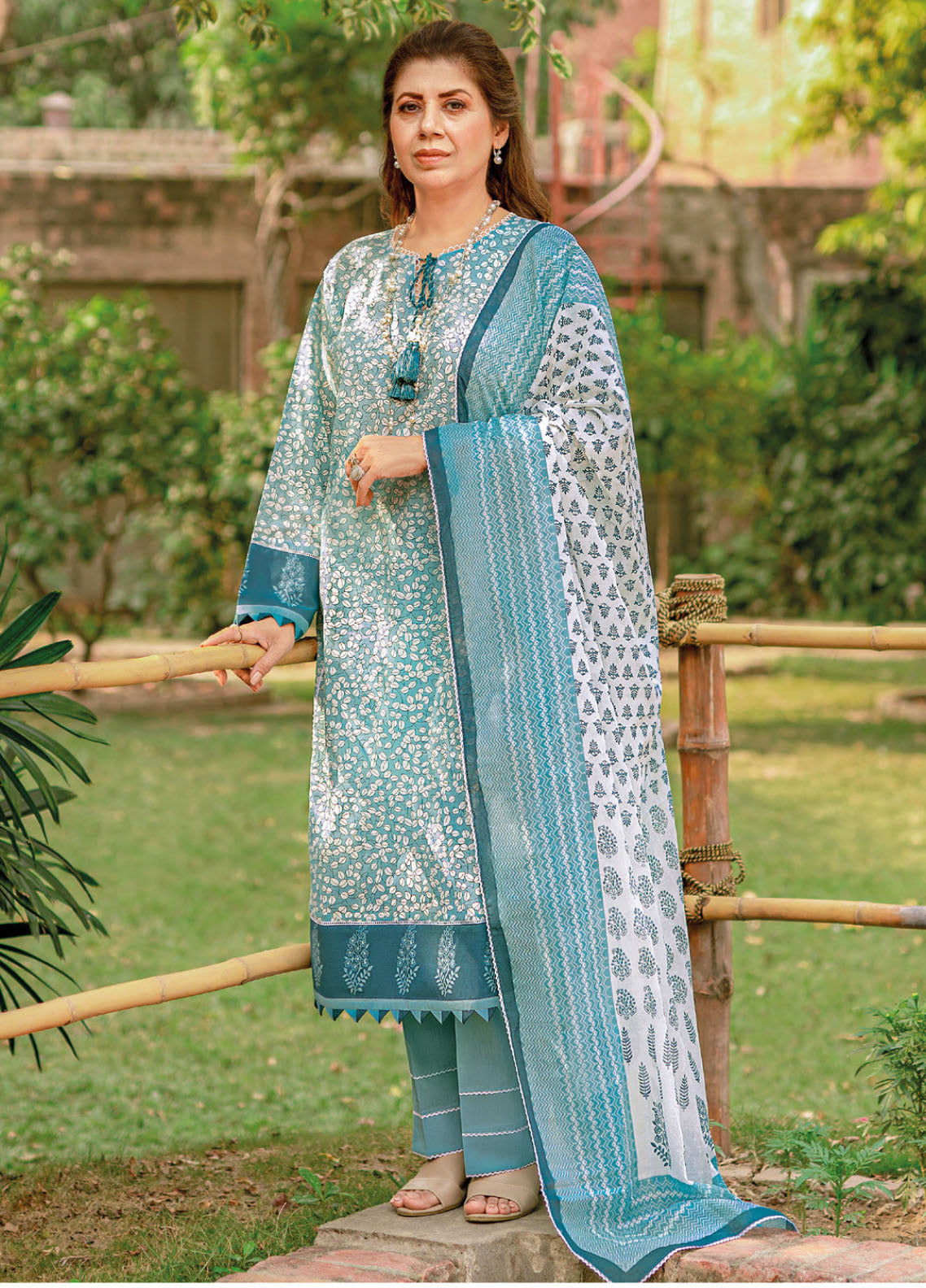 Gul Ahmed Mother Lawn Summer Collection 2023 CL-32080A