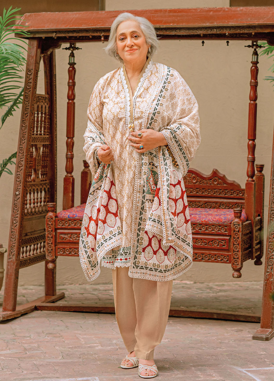 Gul Ahmed Mother Lawn Summer Collection 2023 CL-32130B