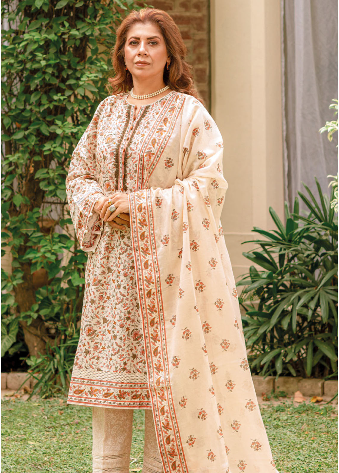 Gul Ahmed Mother Lawn Summer Collection 2023 CL-32265A