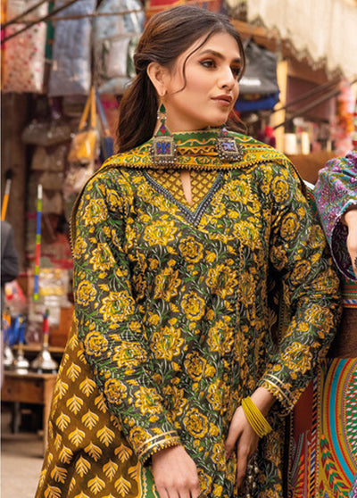 Gul Ahmed Vintage Garden Lawn Collection 2023 CL-32449A