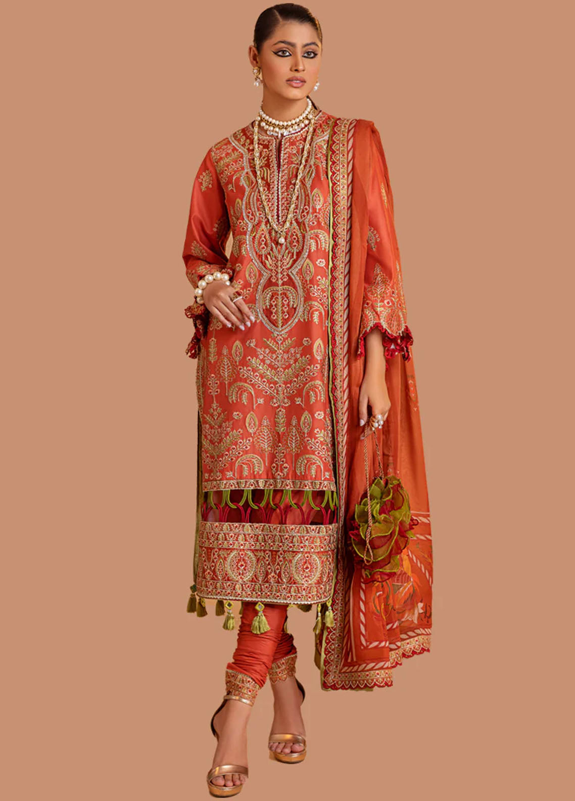 Gul Posh By Neelos Unstitched Lawn Collection 2023 Marjaan