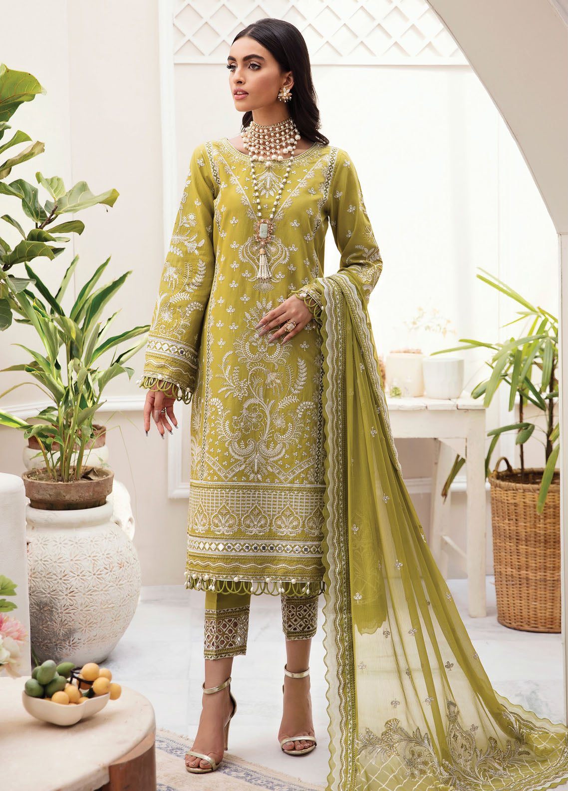 Gulaal Luxury Lawn Collection 2023 Vol-2 D-08 Aafaq