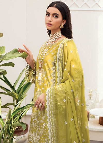 Gulaal Luxury Lawn Collection 2023 Vol-2 D-08 Aafaq