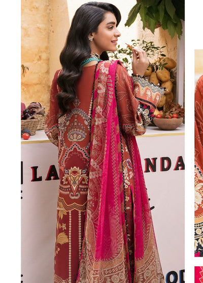 Gulaal Unstitched Lawn Collection 2023 Vol-2 D-03 Valeria