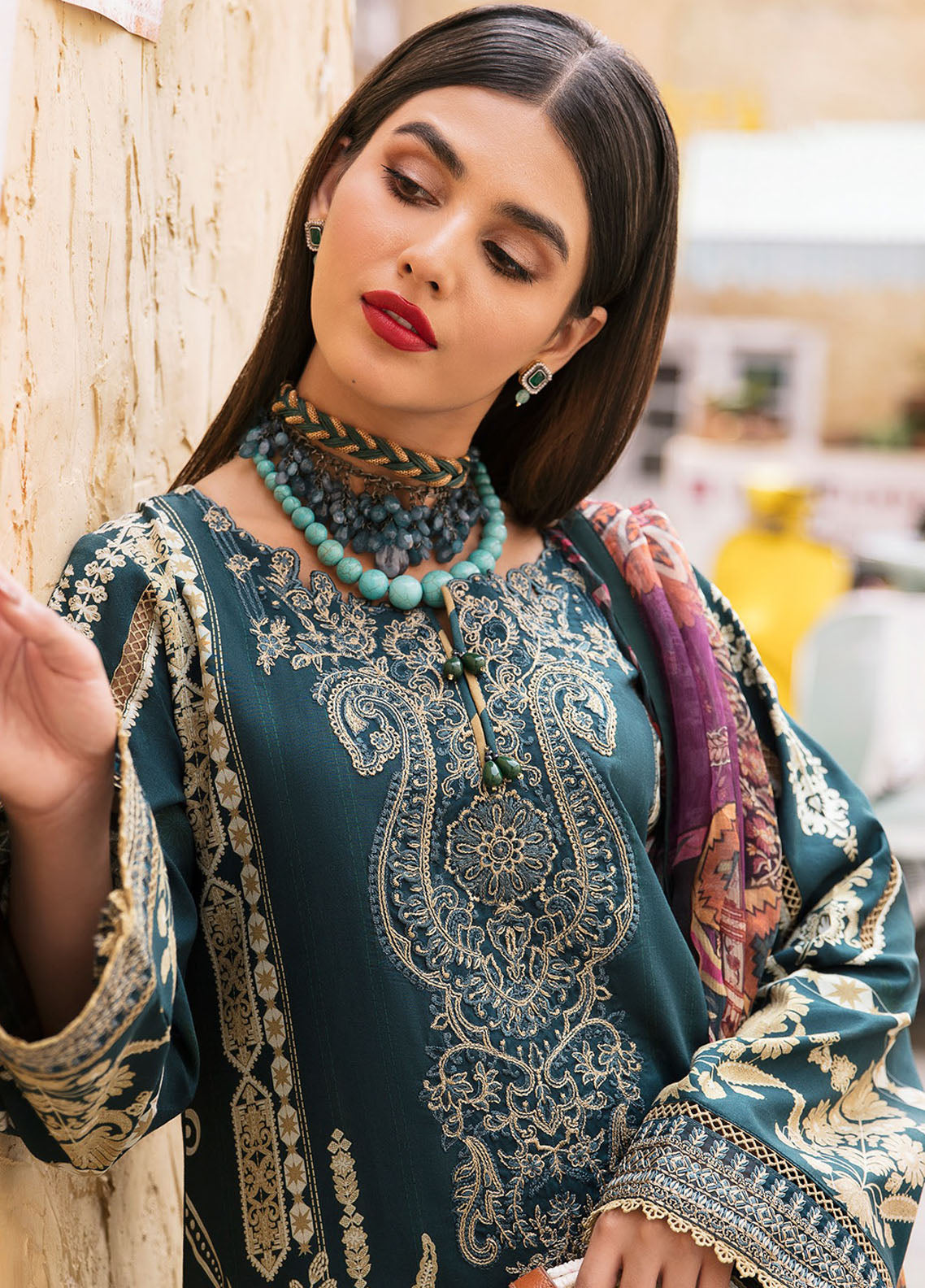Gulaal Unstitched Lawn Collection 2023 Vol-2 D-06 Eliana