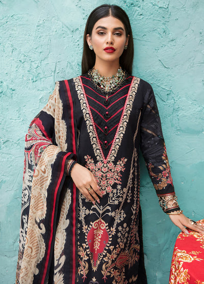 Gulaal Unstitched Lawn Collection 2023 Vol-2 D-08 Evita