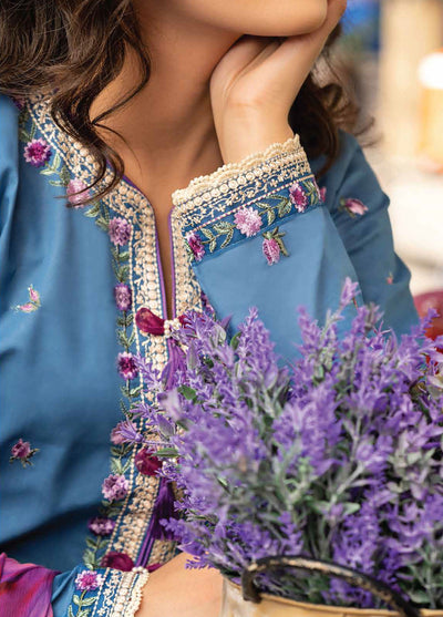 Hemline by Mushq Embroidered Lawn Suits Unstitched 3 Piece MQ23HMS HML23-1A MILANA - Spring / Summer Collection