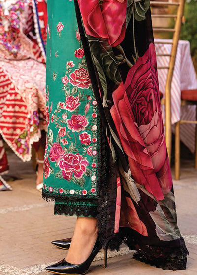Hemline by Mushq Embroidered Lawn Suits Unstitched 3 Piece MQ23HMS HML23-1B RINA - Spring / Summer Collection