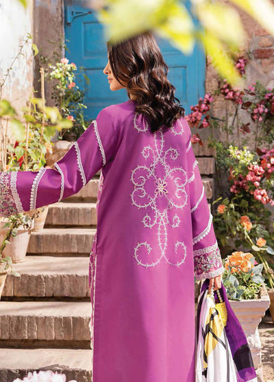 Hemline by Mushq Embroidered Lawn Suits Unstitched 3 Piece MQ23HMS HML23-2A ANGELICA - Spring / Summer Collection