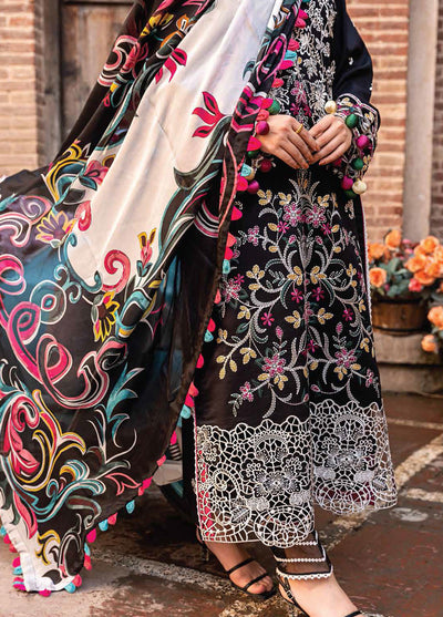 Hemline by Mushq Embroidered Lawn Suits Unstitched 3 Piece MQ23HMS HML23-5A MIA - Spring / Summer Collection