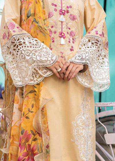 Hemline by Mushq Embroidered Lawn Suits Unstitched 3 Piece MQ23HMS HML23-6B STELLA - Spring / Summer Collection