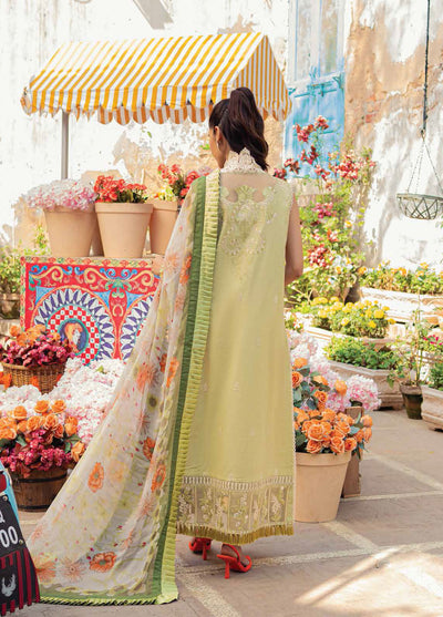 Hemline by Mushq Embroidered Lawn Suits Unstitched 3 Piece MQ23HMS HML23-7A SOFIA - Spring / Summer Collection