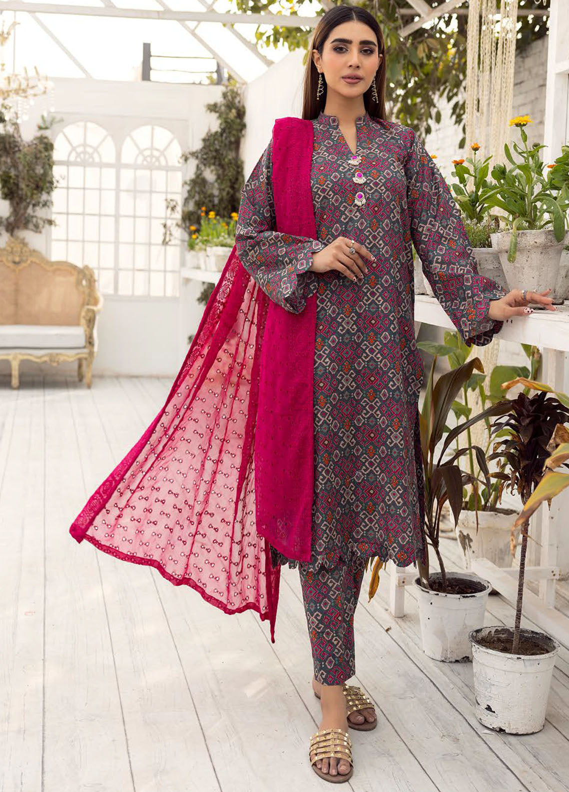 Husn-E-Jahan By Aalaya Unstitched Lawn Collection 2023 D-02