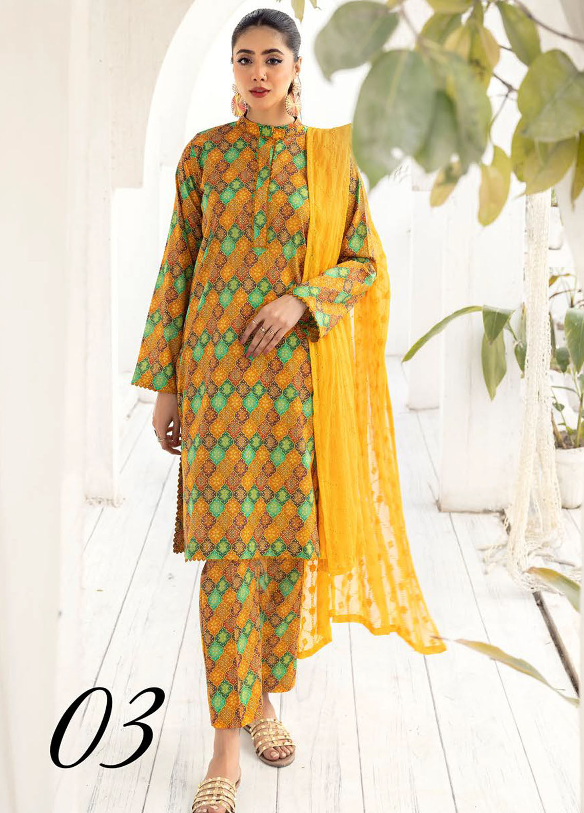 Husn-E-Jahan By Aalaya Unstitched Lawn Collection 2023 D-03