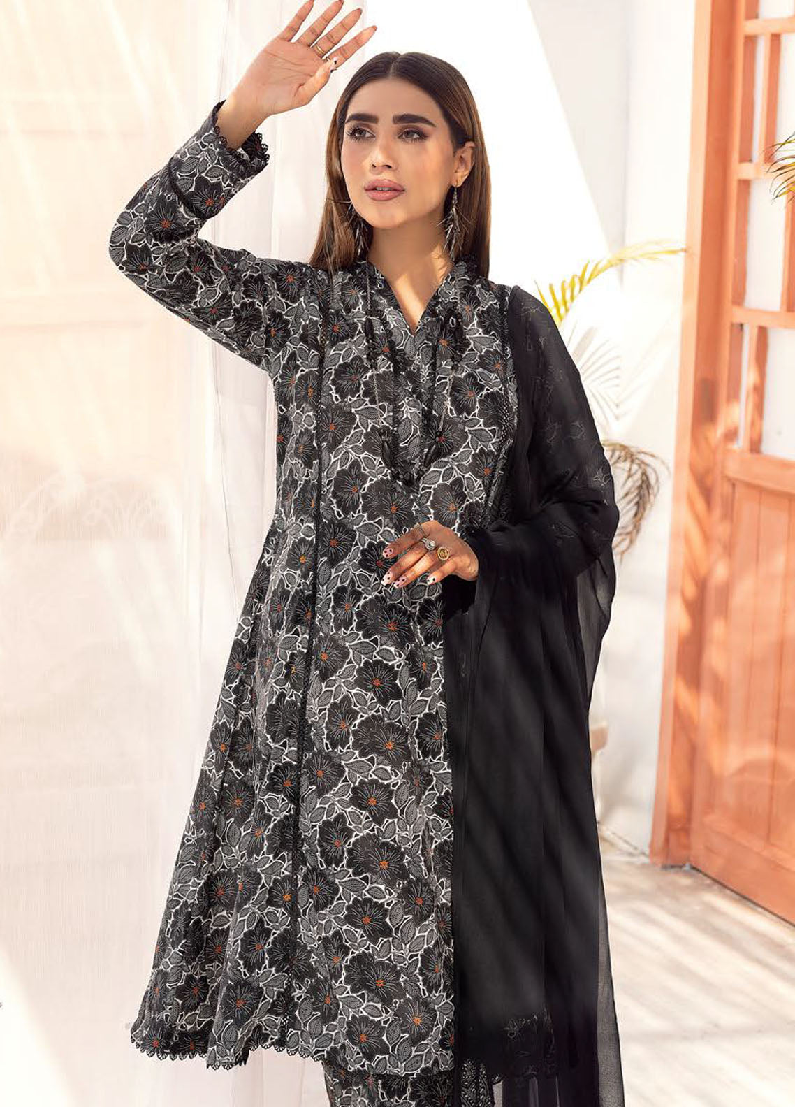 Husn-E-Jahan By Aalaya Unstitched Lawn Collection 2023 D-04