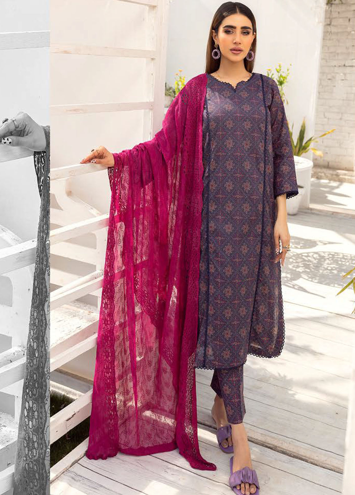 Husn-E-Jahan By Aalaya Unstitched Lawn Collection 2023 D-10