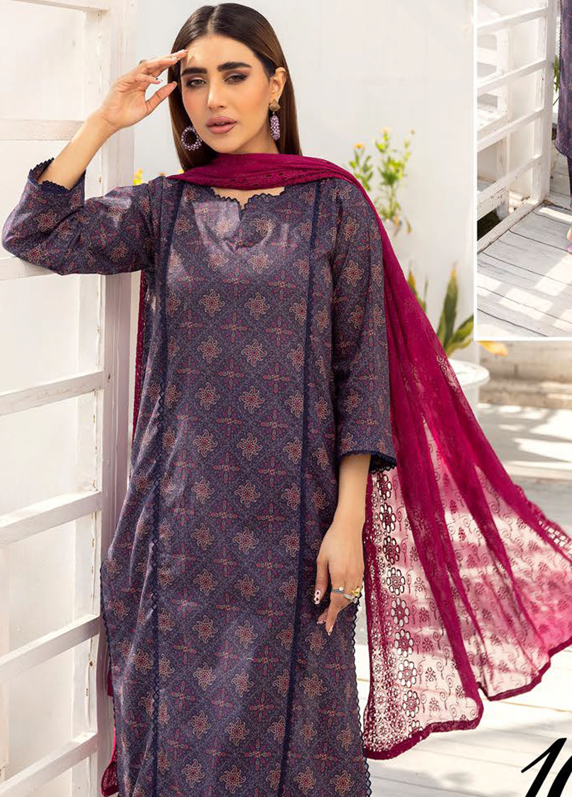 Husn-E-Jahan By Aalaya Unstitched Lawn Collection 2023 D-10