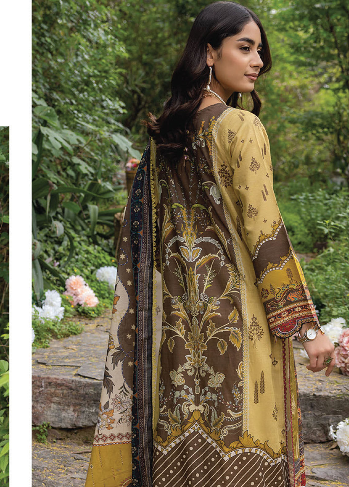 Iris By Humdum Unstitched Lawn Collection 2023 D-03