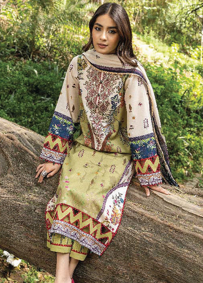 Iris By Humdum Unstitched Lawn Collection 2023 D-05