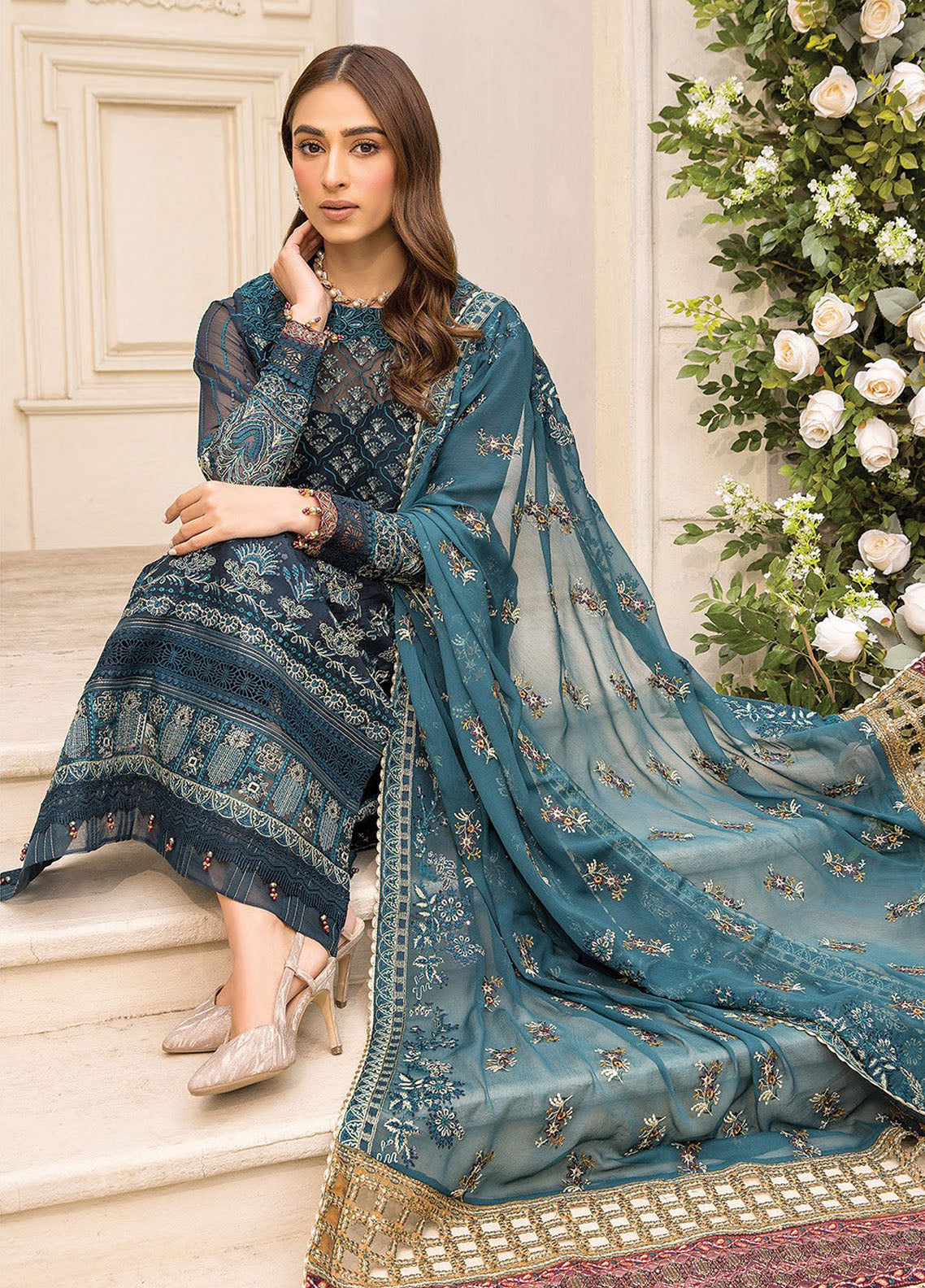 Ishya By Xenia Formals Luxury Unstitched Collection Famiya
